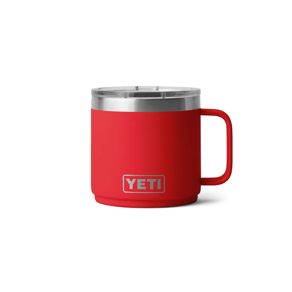 YETI Rambler 14 oz (414 ml) mug empilable rouge isotherme