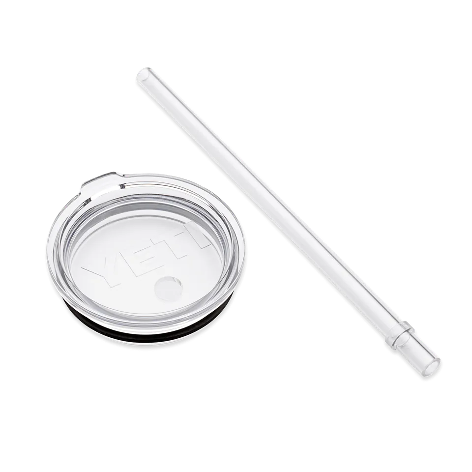 YETI Rambler Couvercle paille Medium Transparent pour gobelet