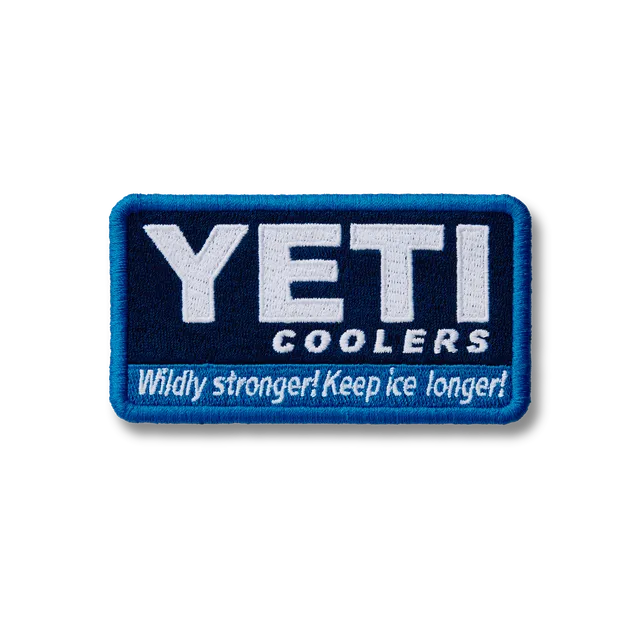 YETI Collectors Wildly Stronger Patch écusson bleu