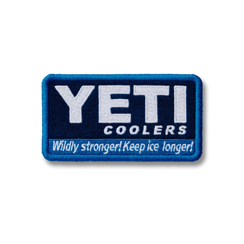 YETI Collectors Wildly Stronger Patch écusson bleu