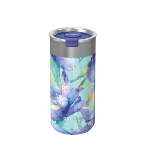 Quokka Boost tasse isotherme Blue Irises 400 ml infuseur