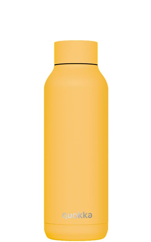 QUOKKA SOLID bouteille isotherme 510 ml Safran Jaune