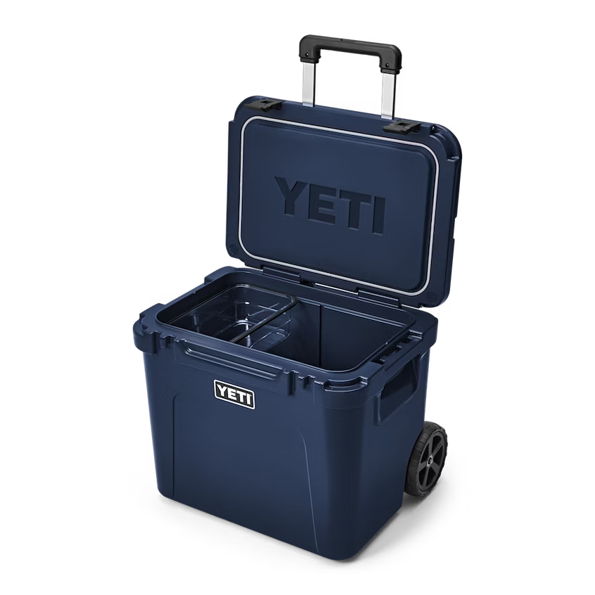 YETI Roadie 60 glacière à roulettes bleue 98 canettes