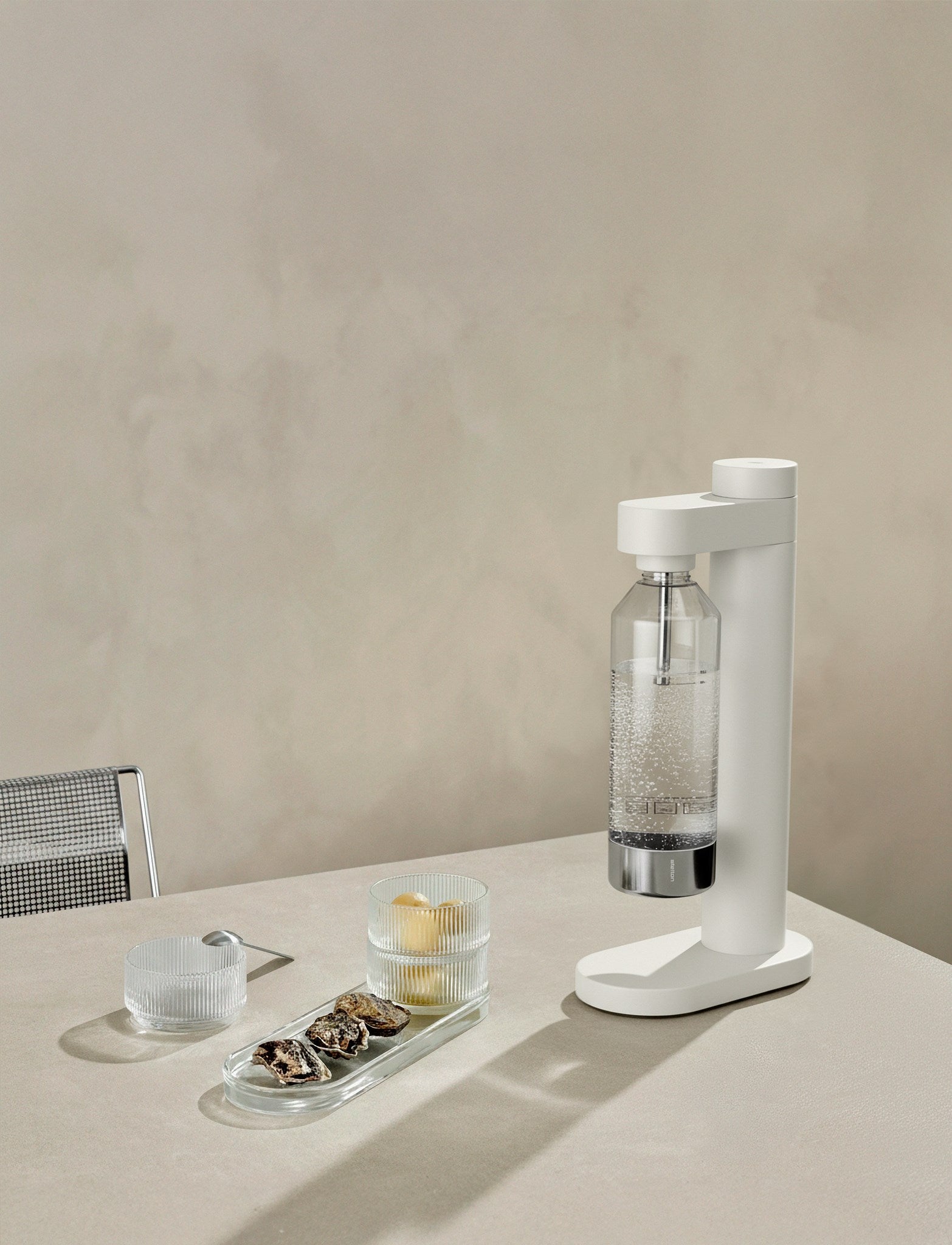 Stelton Brus carbonateur eau gazeuse inox bouteille PET