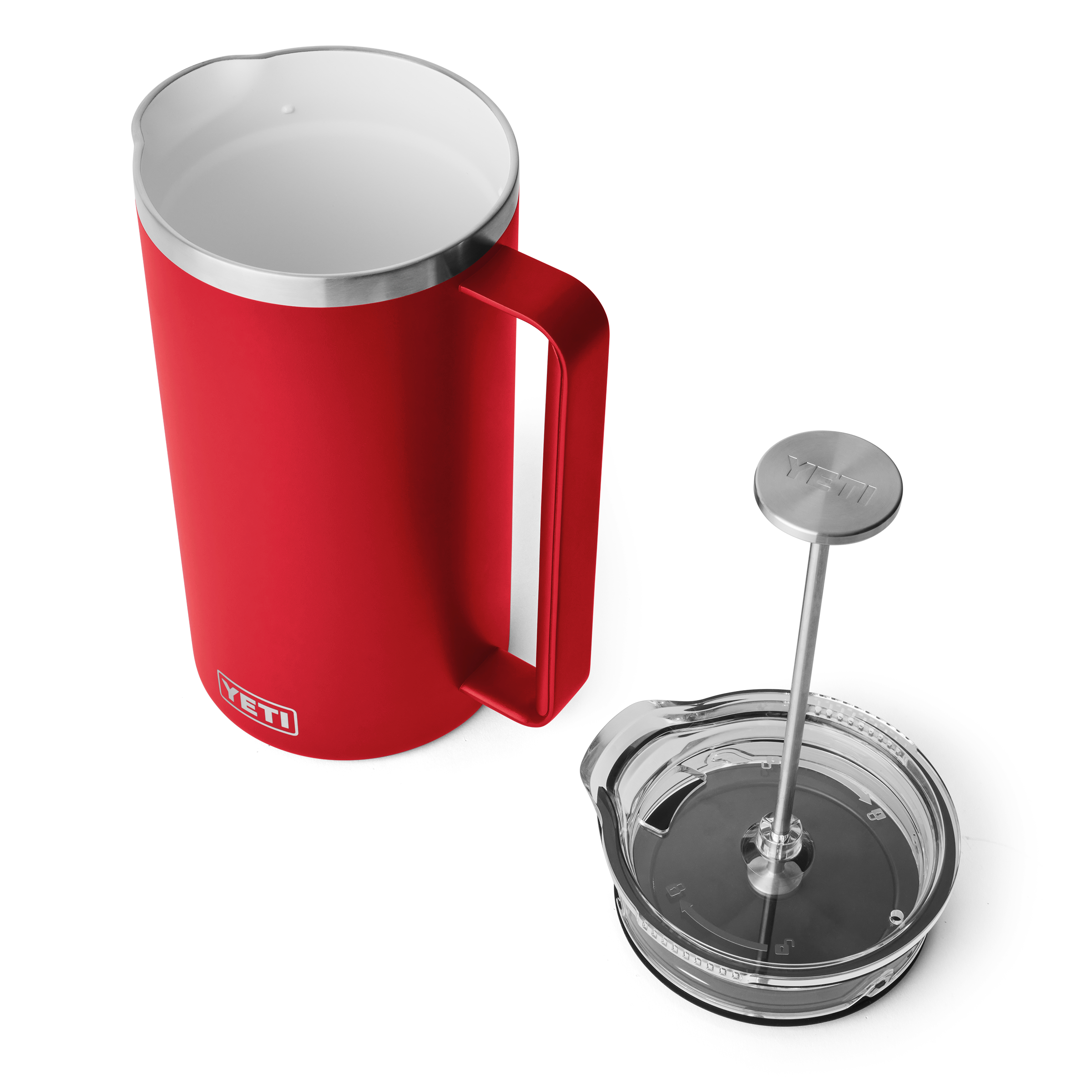 YETI Rambler 64 oz French Press cafetière 1,9 L Rescue Red