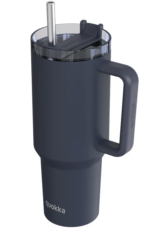 Quokka Stream Mug Isotherme Noir XL 1200 ml Inox