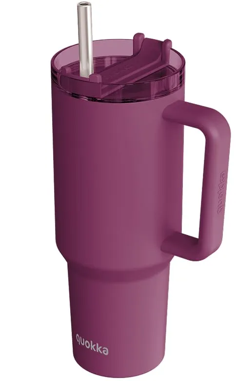 QUOKKA STREAM tasse isotherme burgundy 1200 ml inox