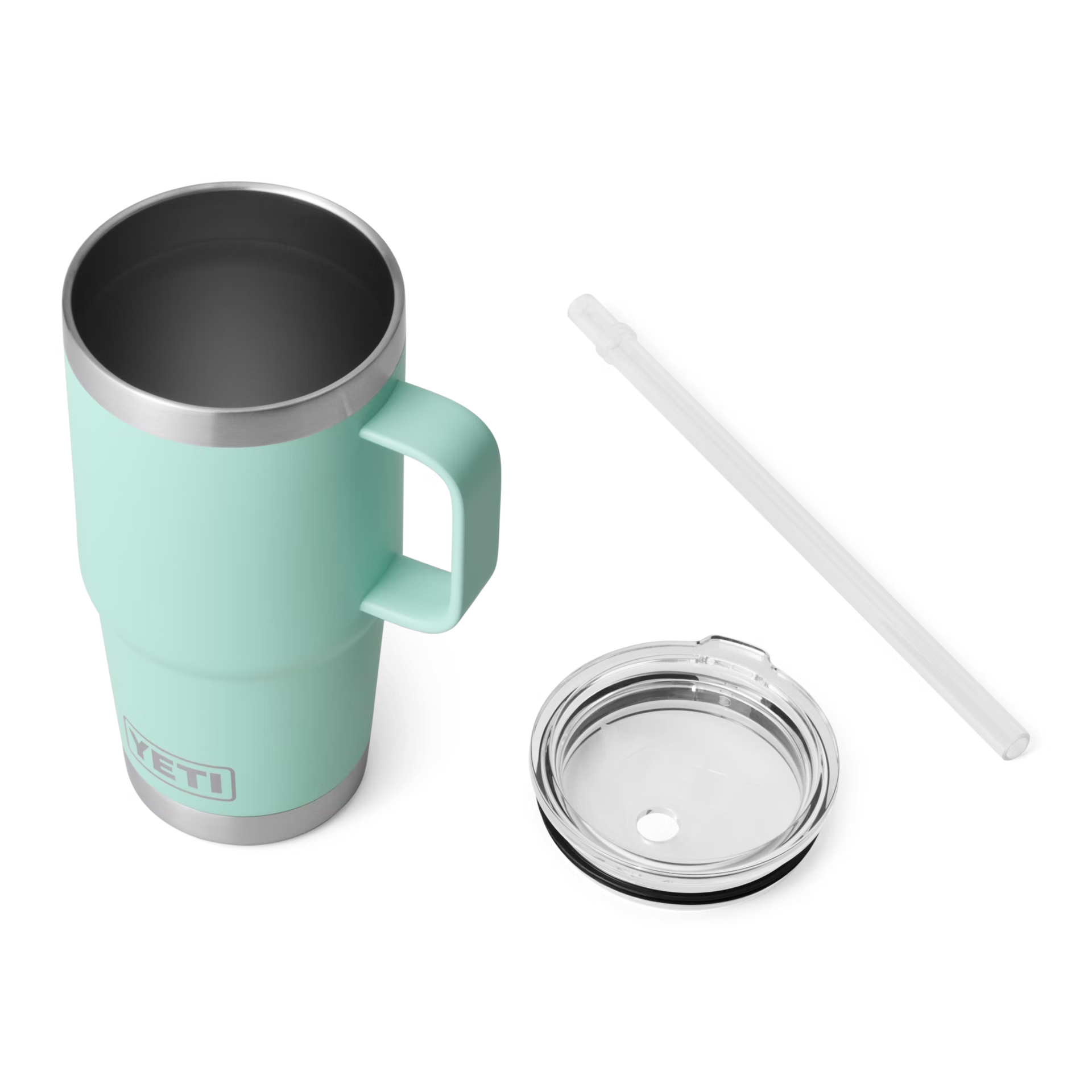 YETI Rambler 25 oz (739 ml) mug paille isotherme Seafoam
