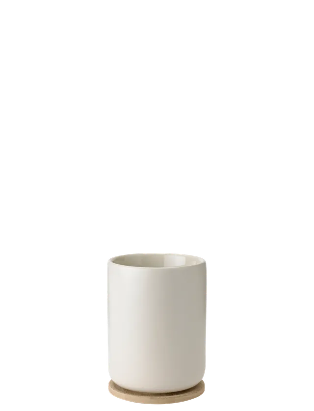 Stelton Theo tasse thermo 250 ml avec sous-verre bambou