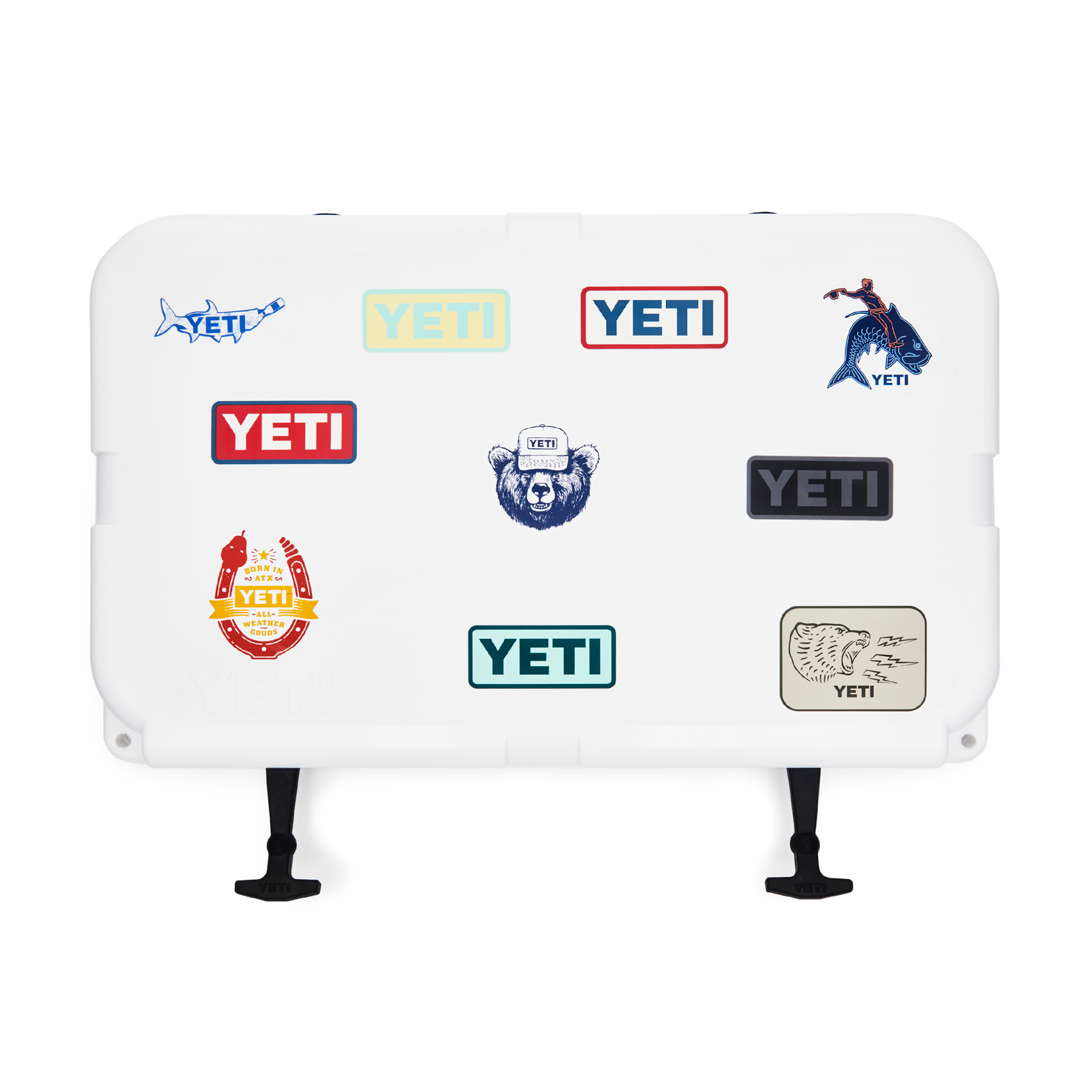 YETI Sticker Pack autocollants Multi lot 10