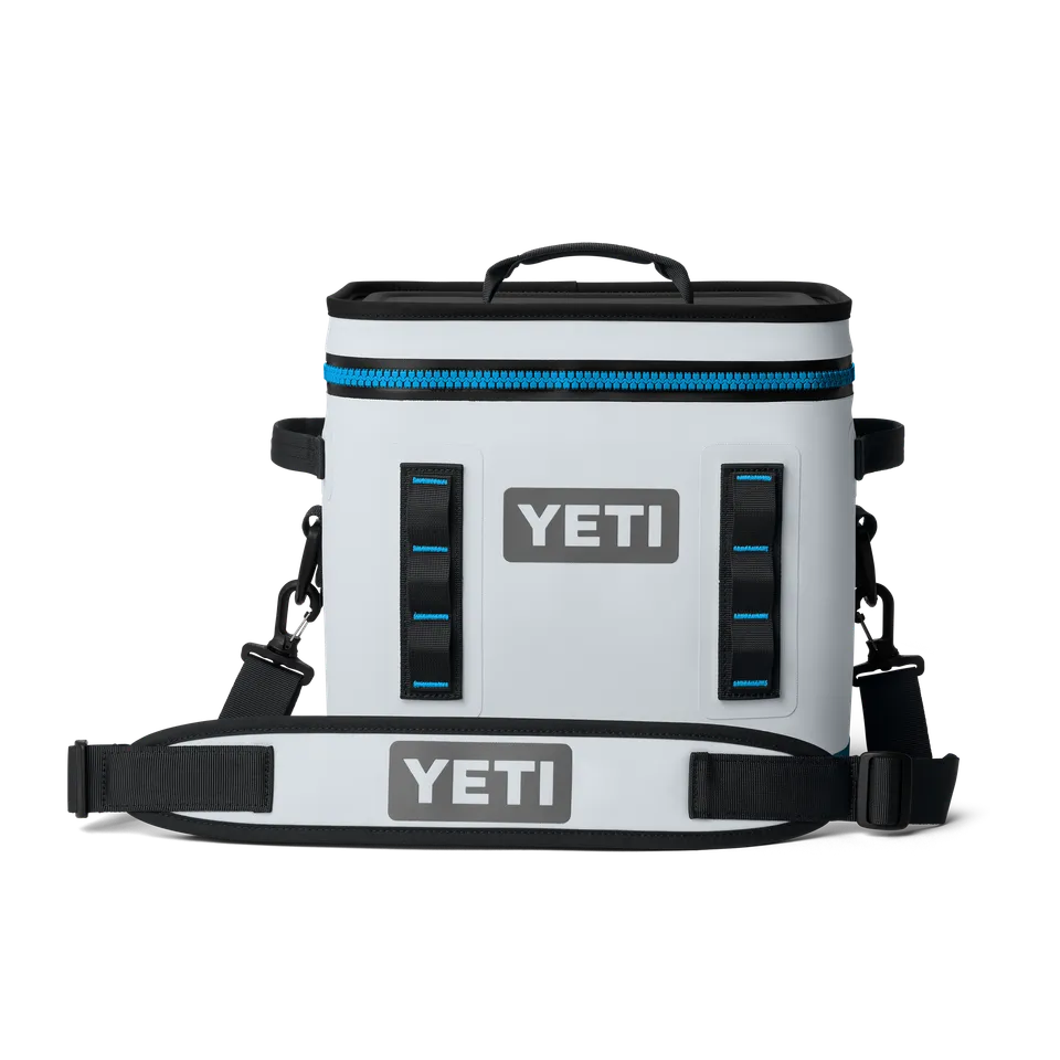 YETI Hopper Flip 12 sac isotherme Fog Grey Blue 24 canettes