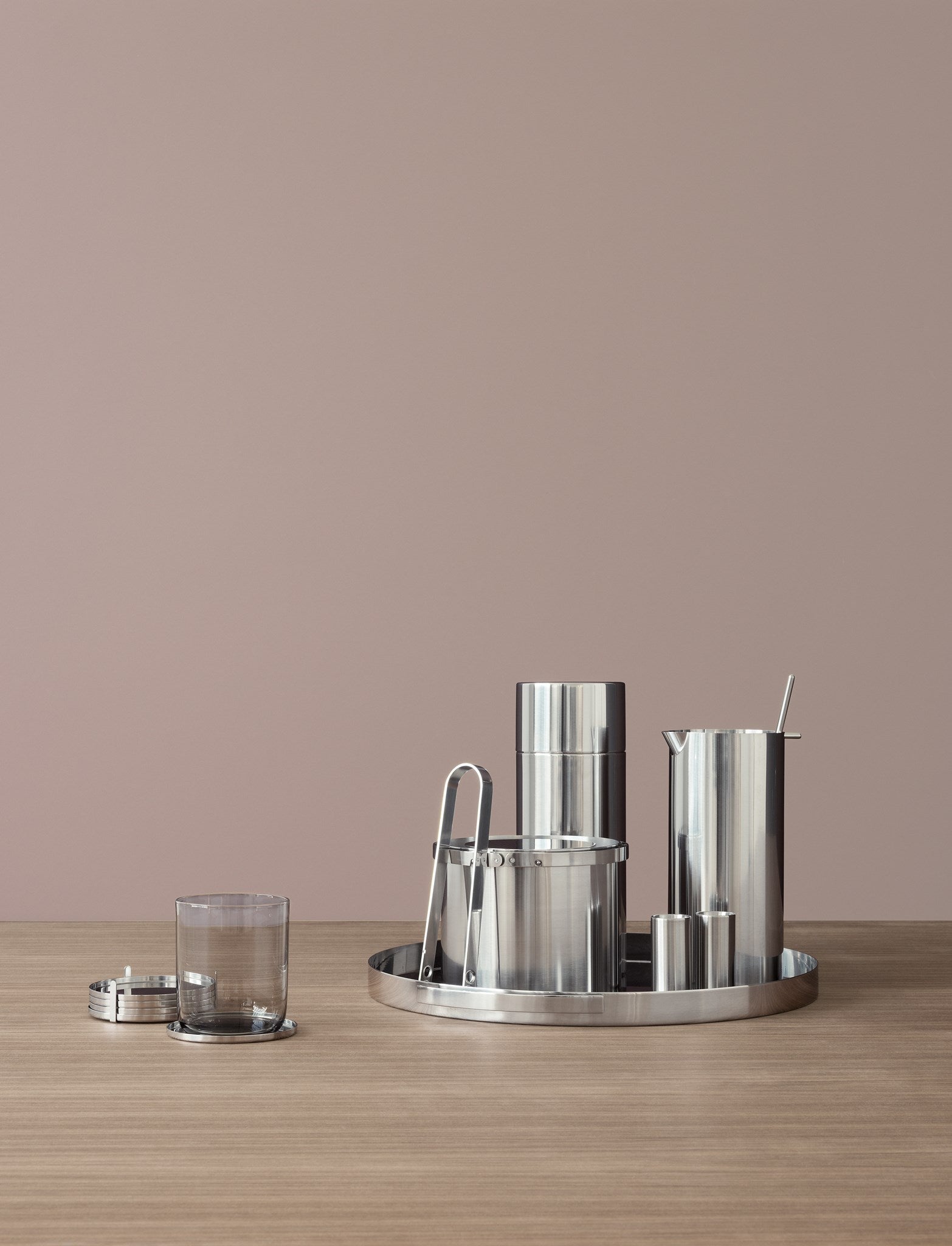 Stelton Cylinda-line shaker cocktail 0,75 L inox