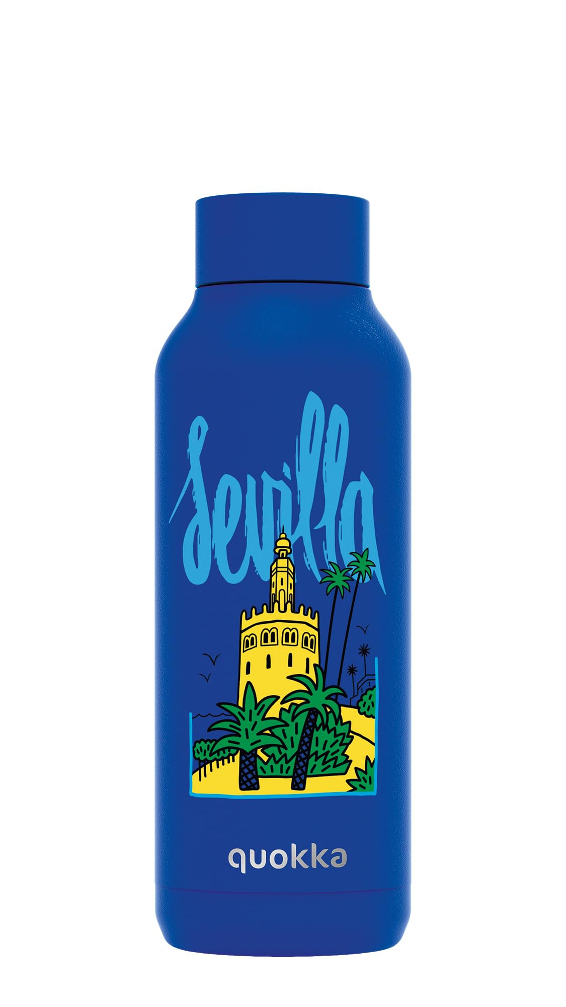 Quokka Solid Sevilla Jet Noir bouteille isotherme 510 ml