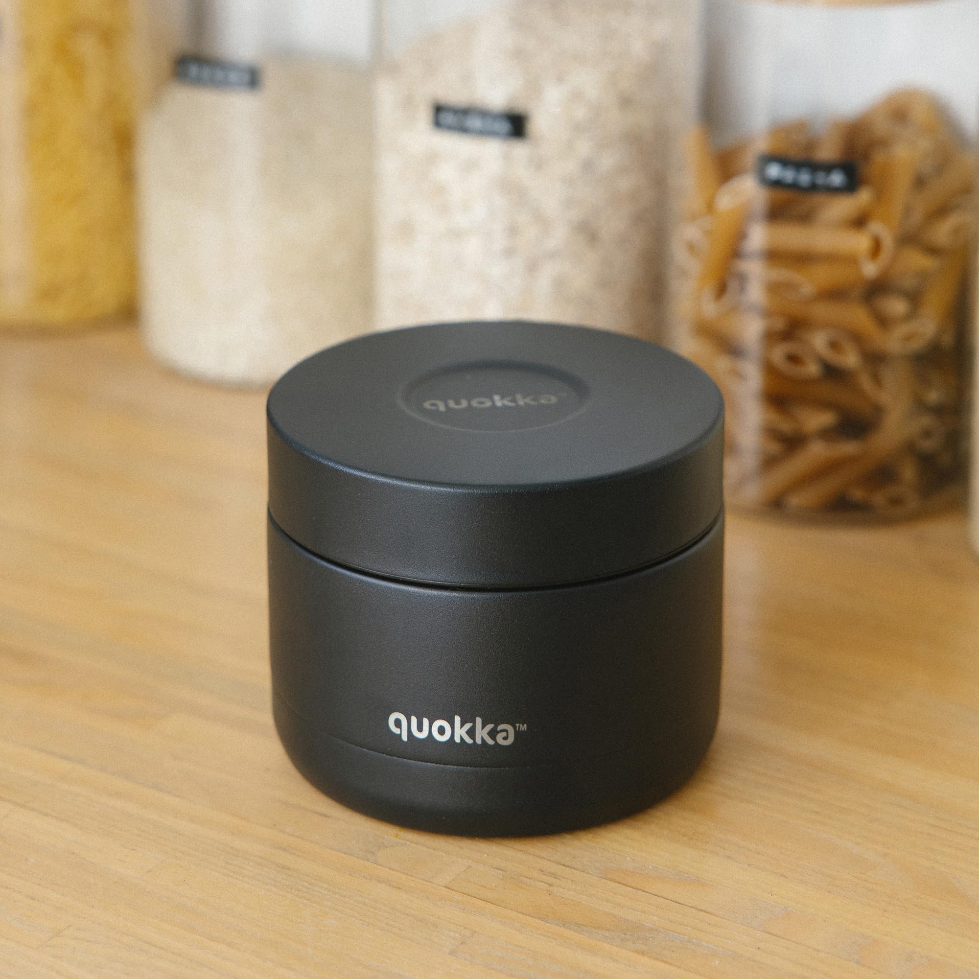 Quokka Whim Récipient alimentaire isotherme 360 ml Noir