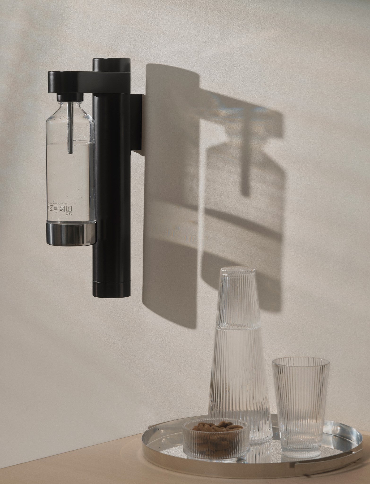 Stelton Brus machine eau gazeuse murale inox