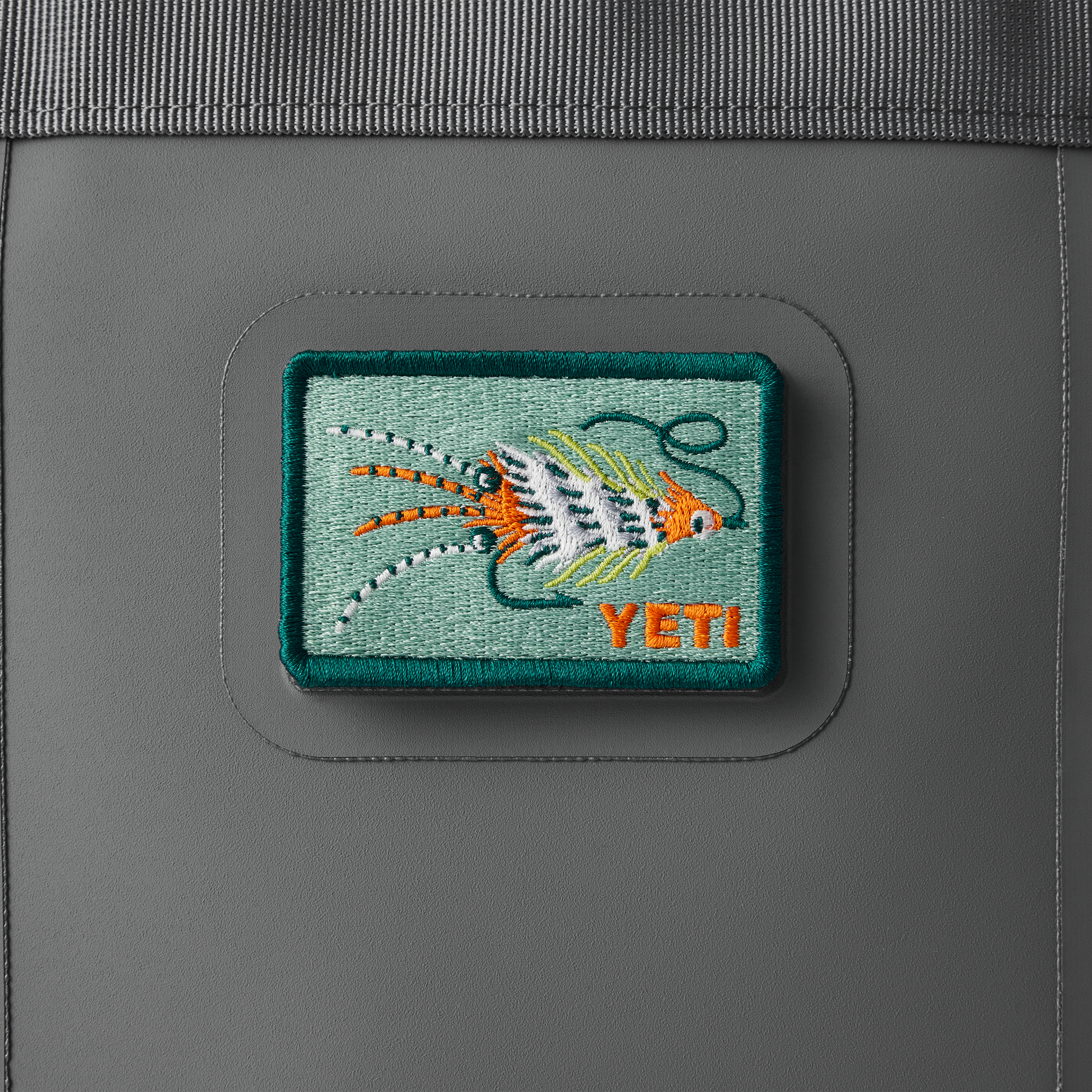 YETI Fish Patch écusson Teal 5x7 cm