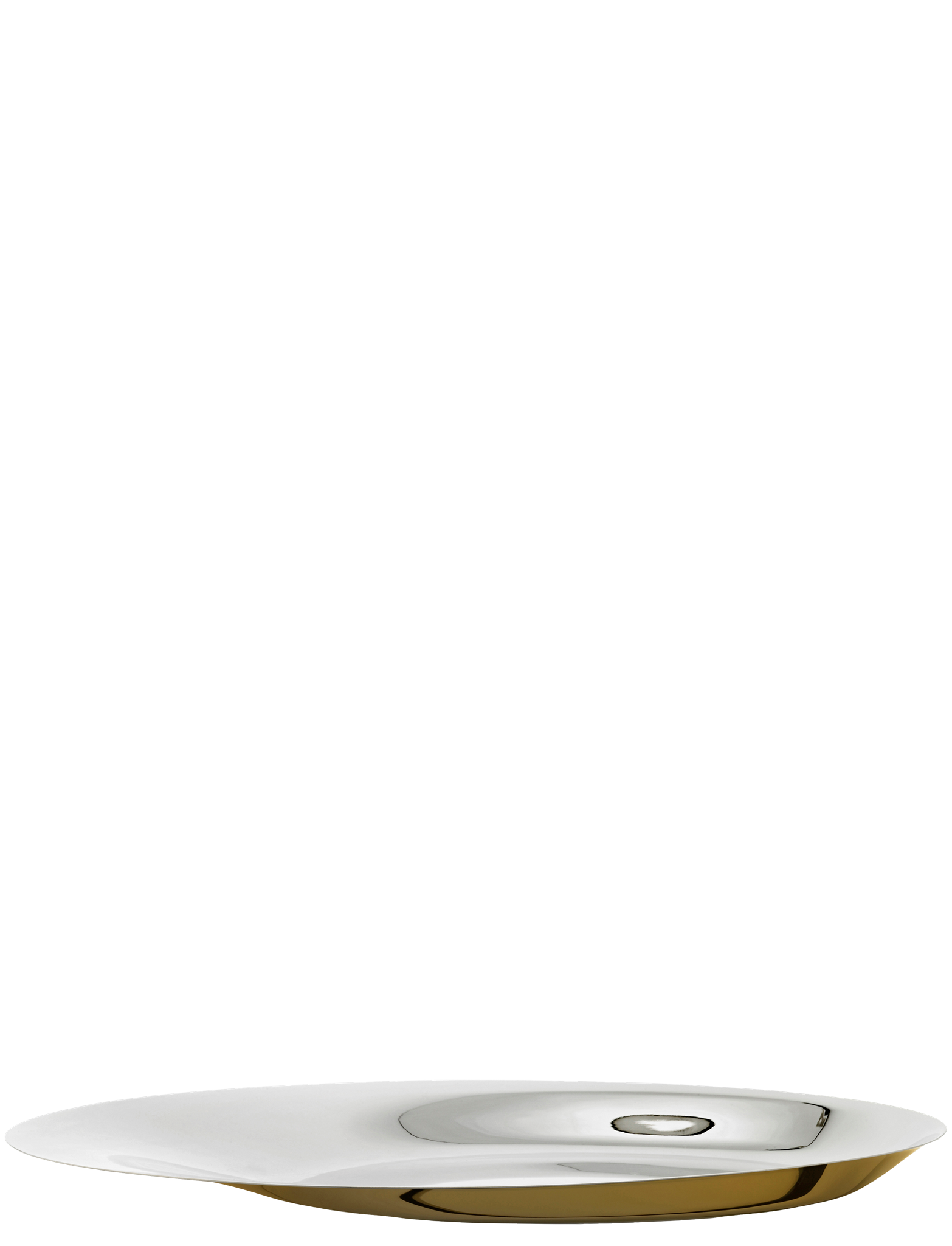 Stelton Norman Foster plat inox 46 cm doré