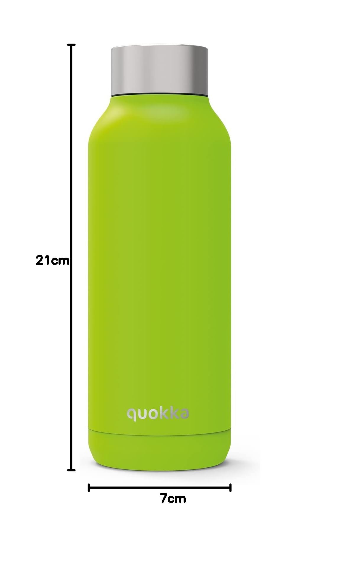 Quokka Solid bouteille isotherme 510 ml Citron Vert inox