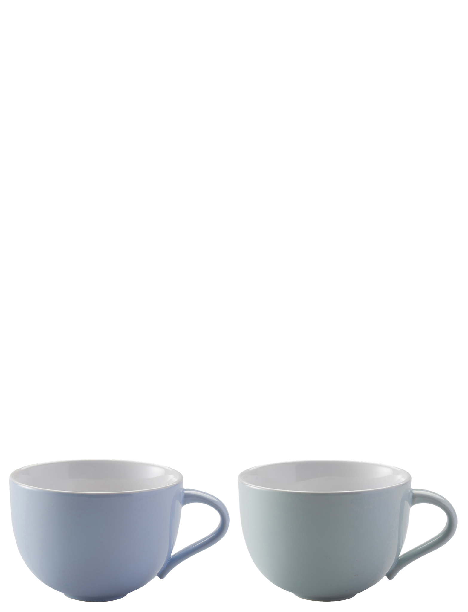 Stelton Emma tasse grès bleu 350 ml lot 2 cappuccino