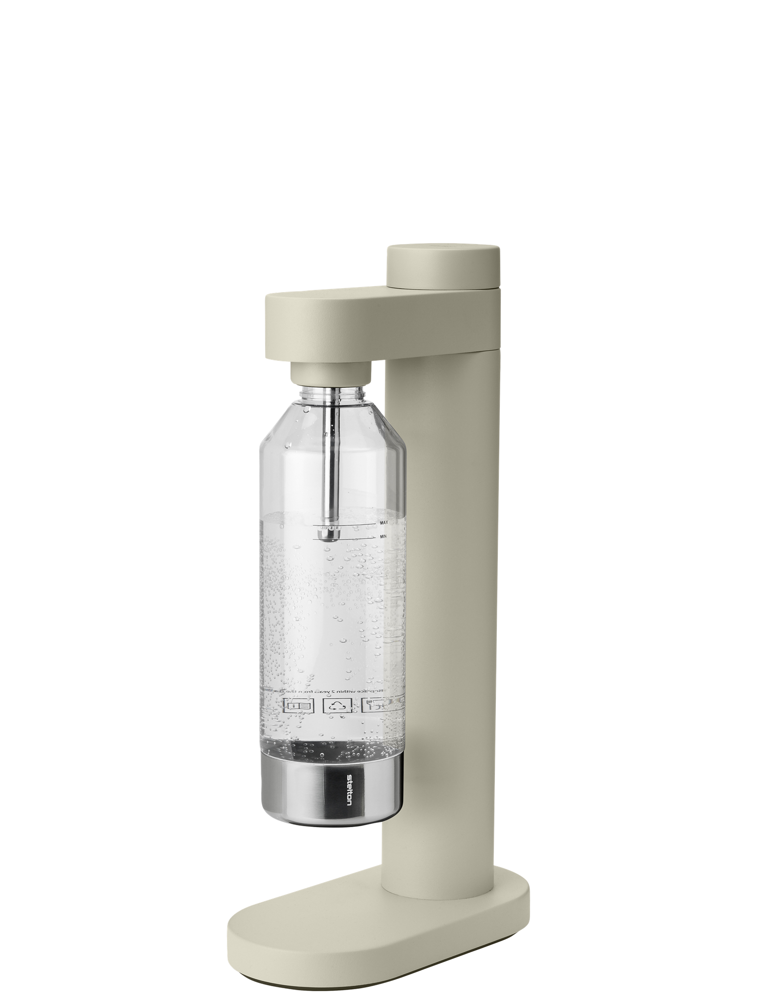 Stelton Brus carbonateur eau gazeuse inox bouteille PET