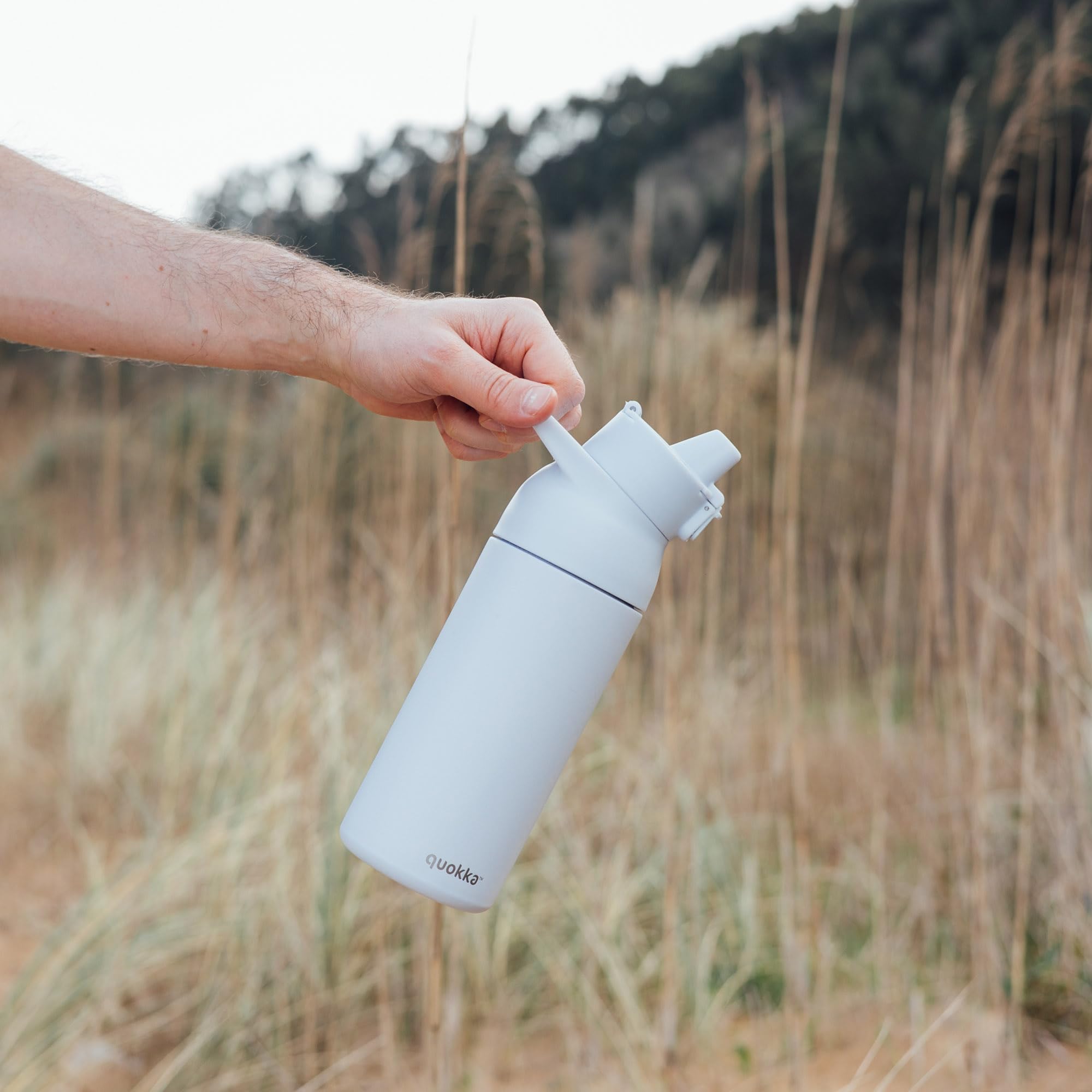 Quokka Tide Gris gourde isotherme 700 ml