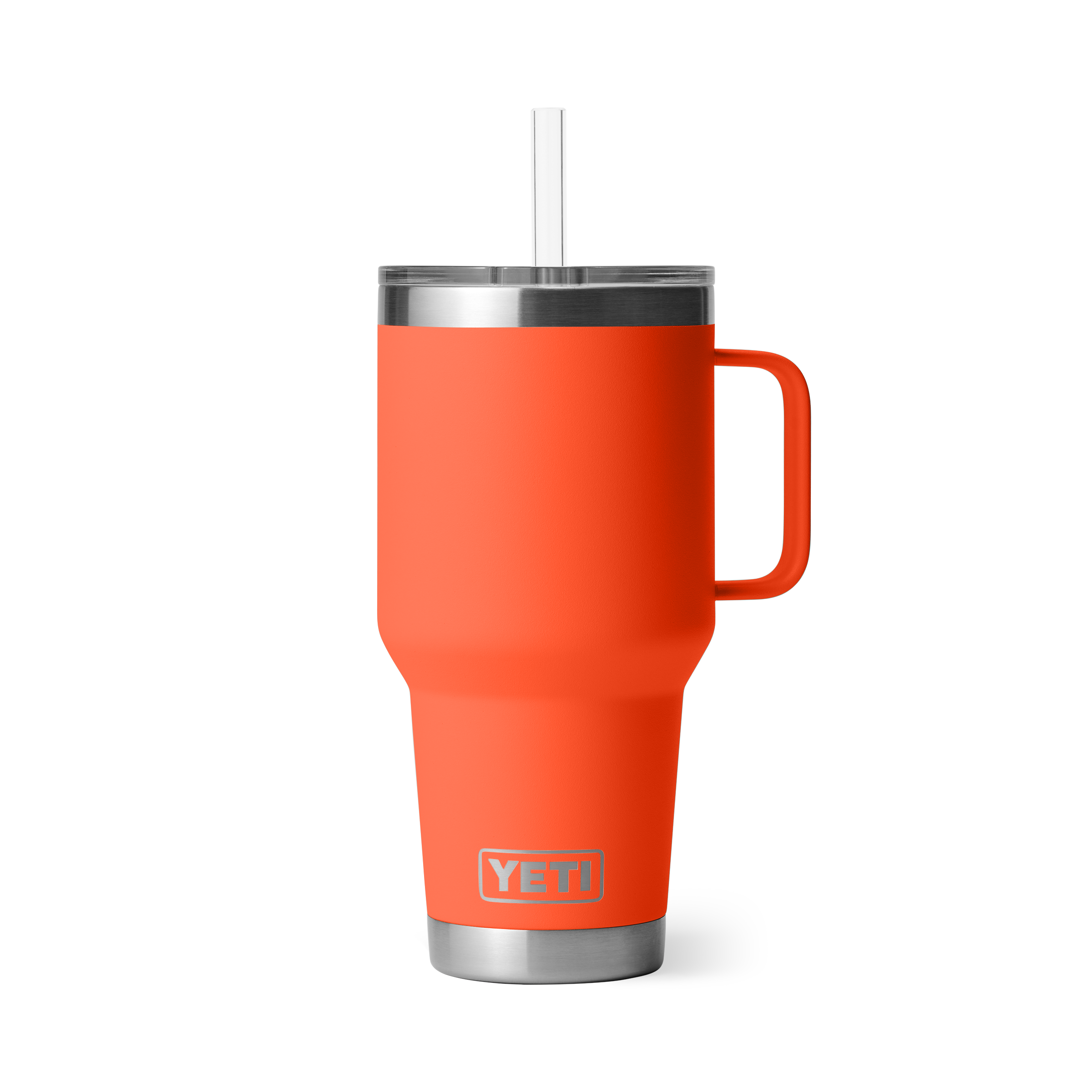 YETI Rambler Mug Paille 1 L Papaya Isotherme Inox