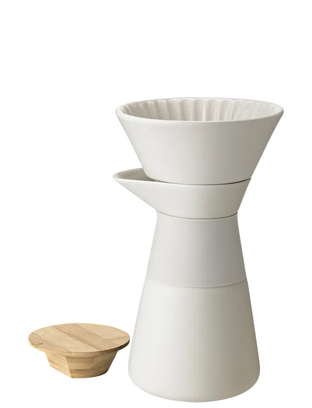 Stelton Theo cafetière filtre 0,6 L noir grès bambou