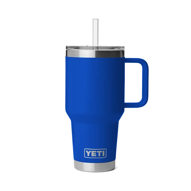 YETI Rambler 35 oz mug paille isotherme Royal Blue 1 l