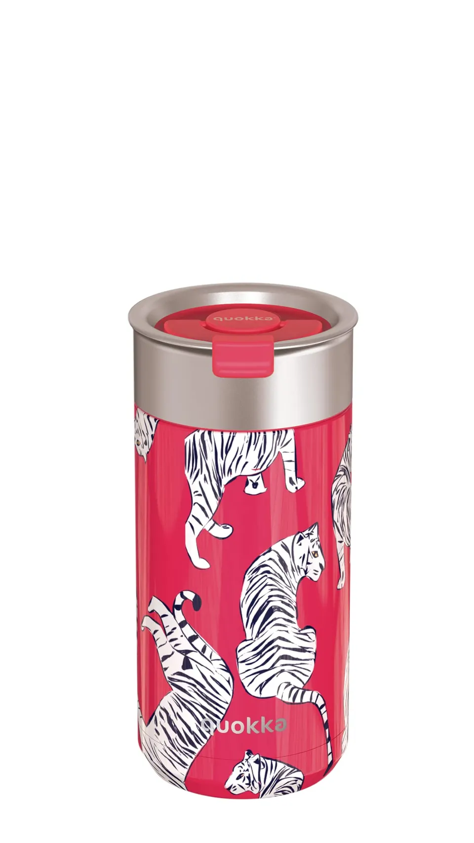 Quokka Boost mug isotherme 400 ml Tigers inox