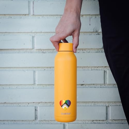 Quokka Solid Jaune bouteille isotherme 630 ml