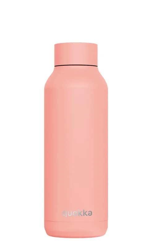 Quokka Solid Pastel Peach 510 ml gourde isotherme inox