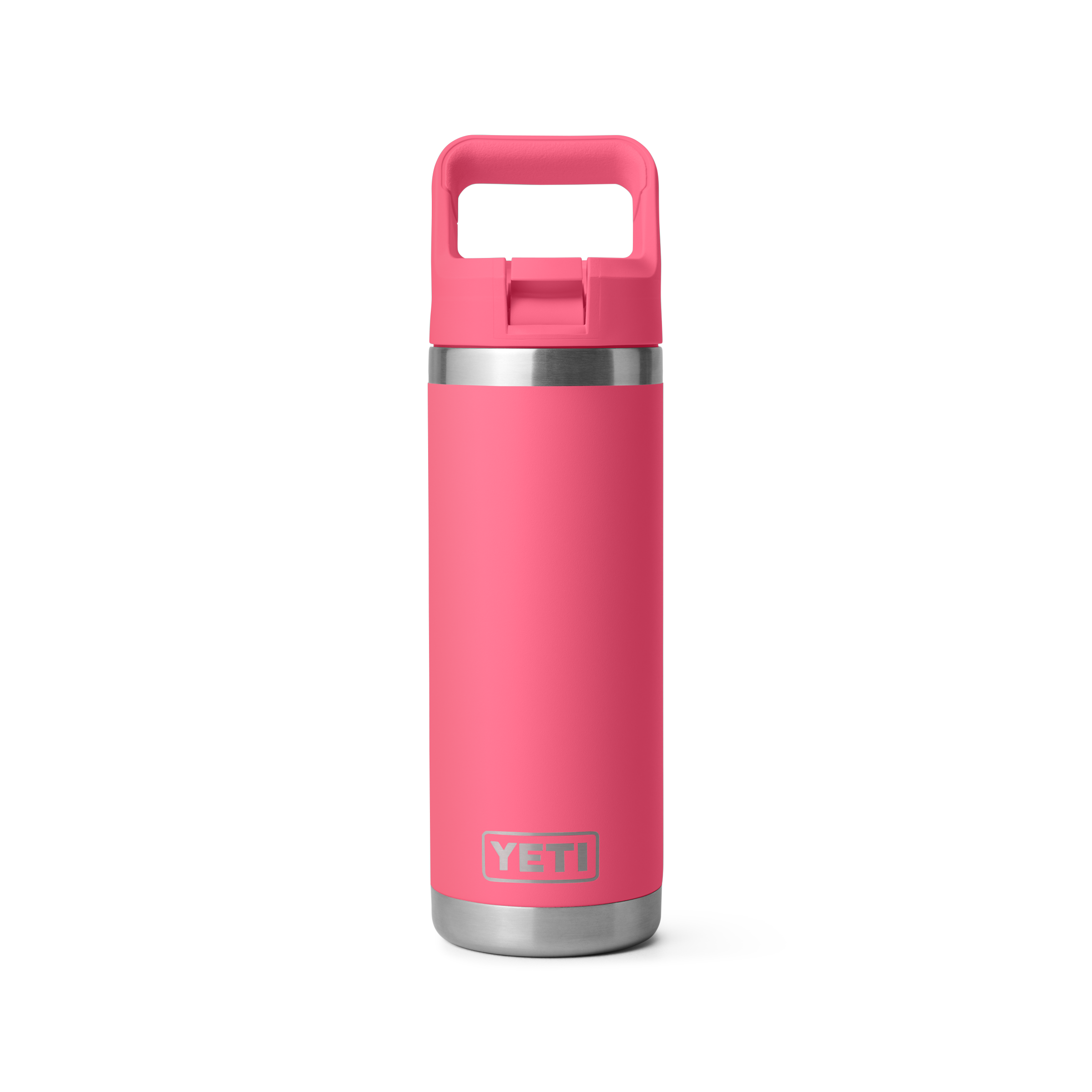 YETI Rambler 18 oz bouteille isotherme 532 ml rose inox