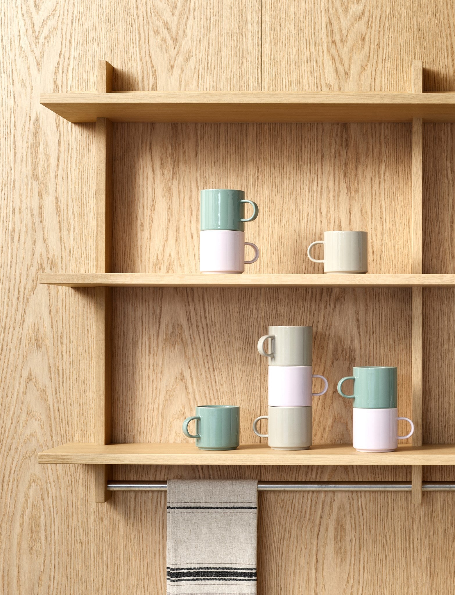 Stelton Classic lot 2 mugs design cylindrique