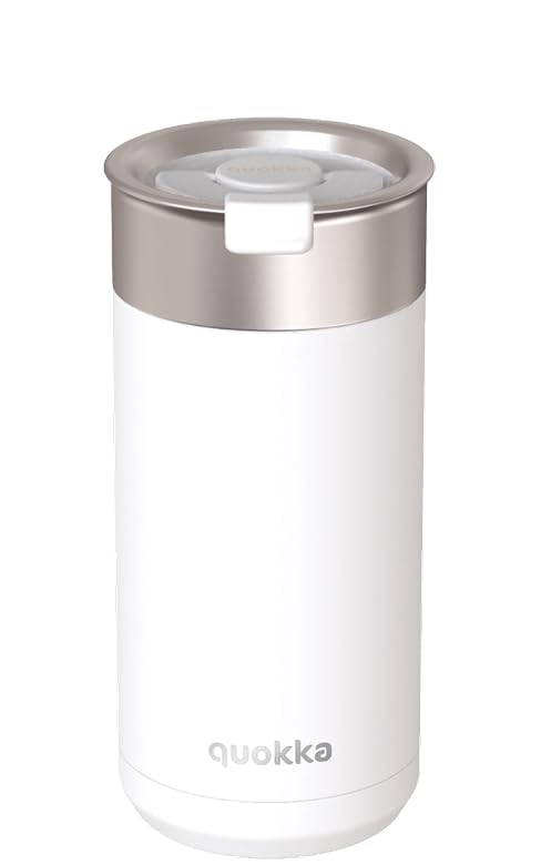Quokka Boost gobelet isotherme blanc 400 ml infuseur thé