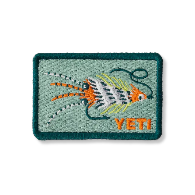 YETI Fish Patch écusson Teal 5x7 cm
