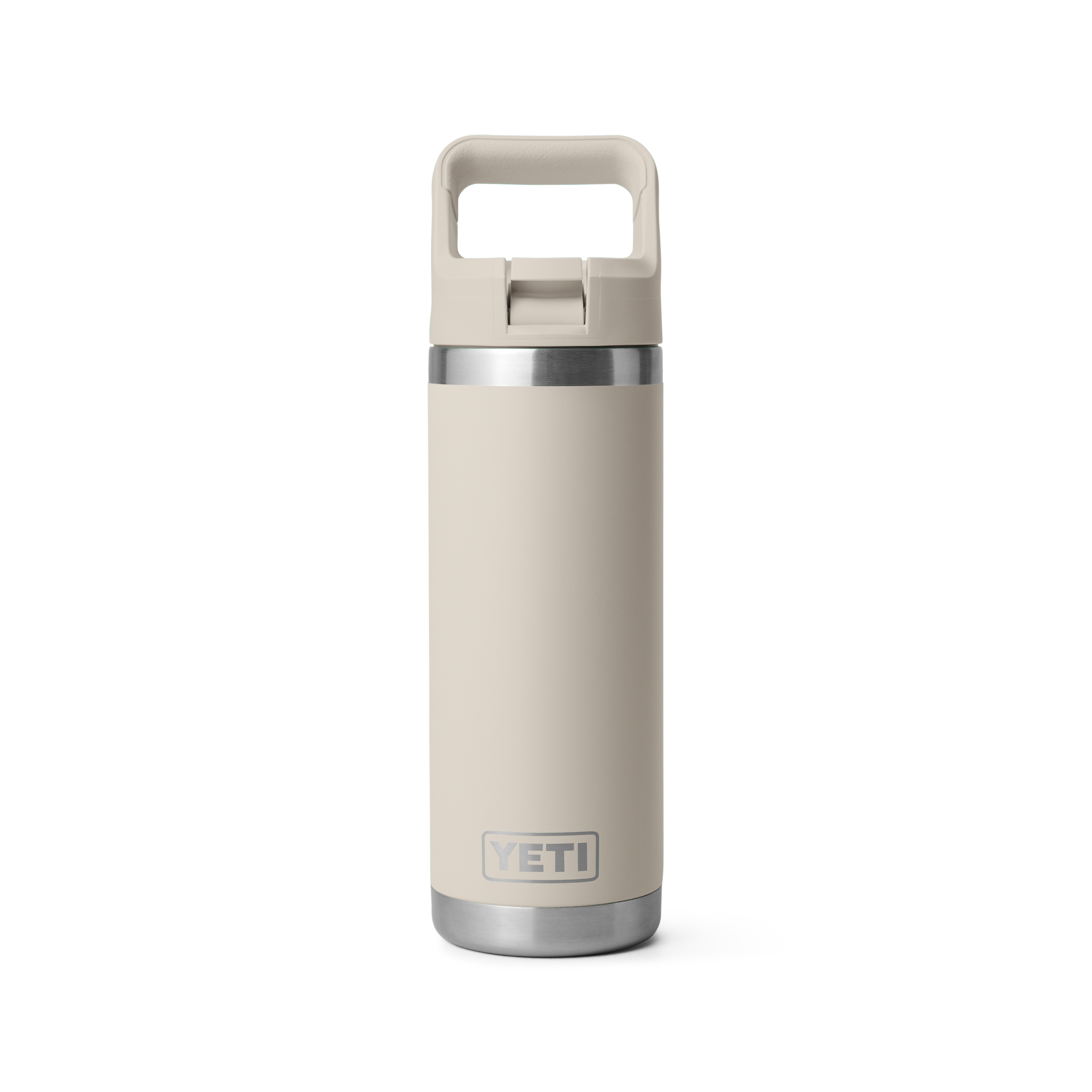 YETI Rambler Bouteille Isotherme 532 mL Taupe Inox