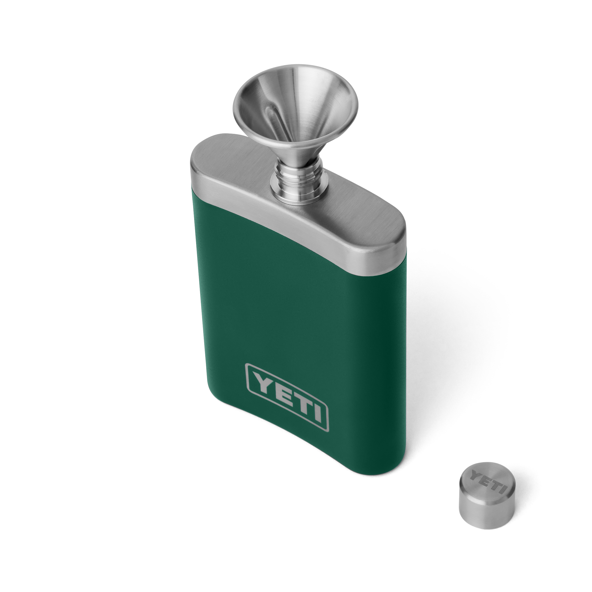 YETI Flask flasque inox 207 ml Black Forest Green entonnoir
