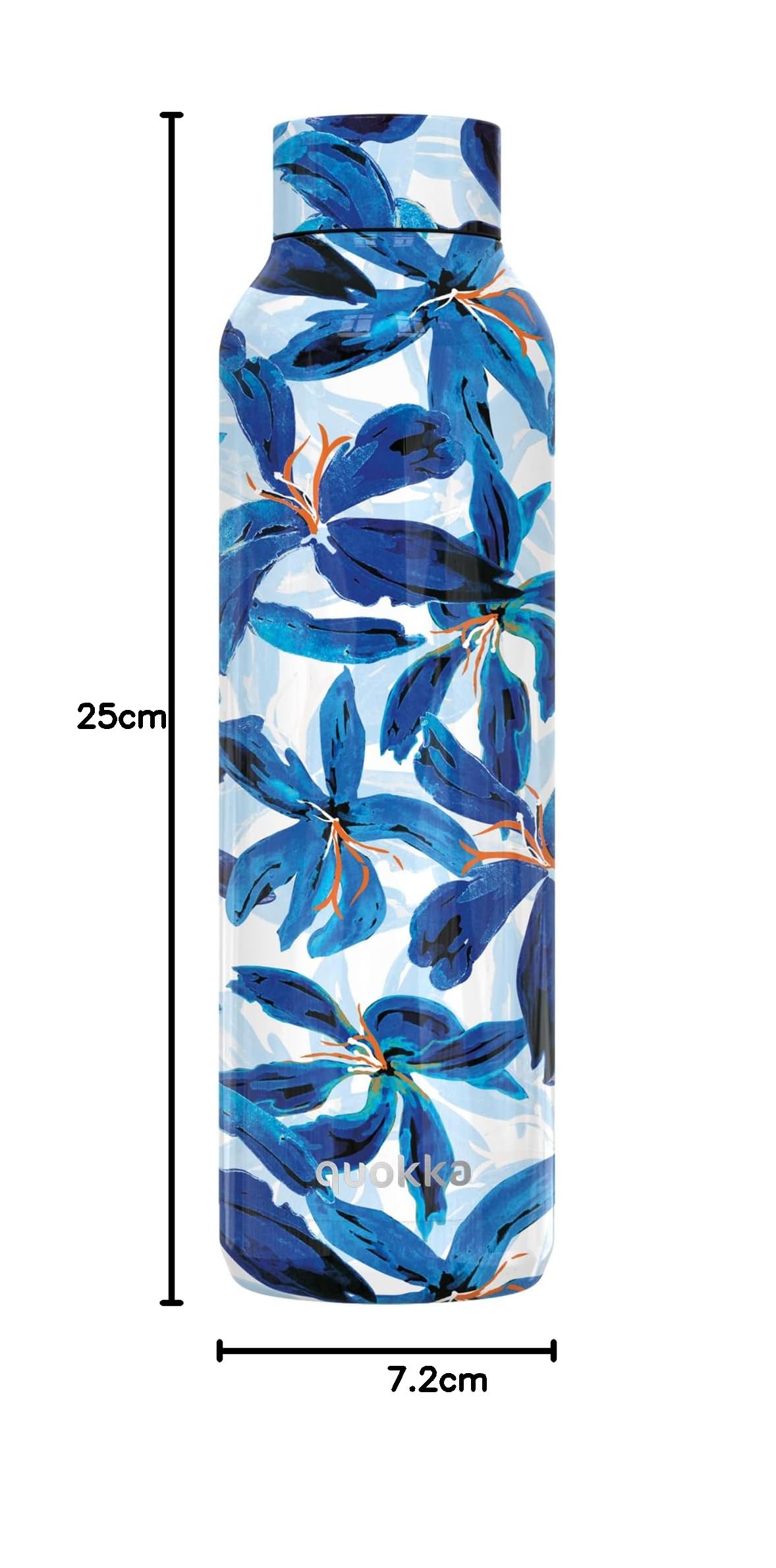 Quokka Solid Blue Hibiscus bouteille isotherme 630 ml