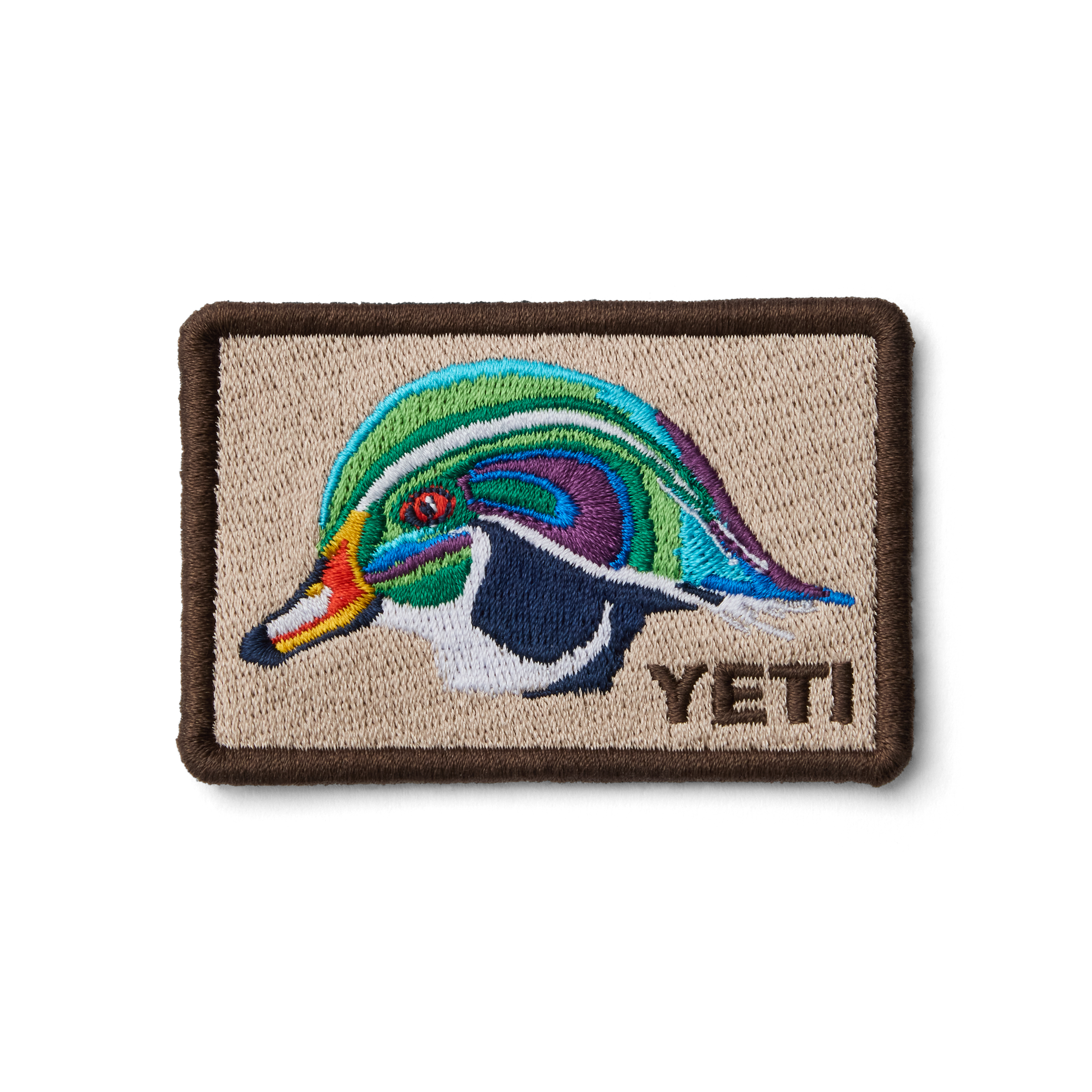 YETI Wood Duck Patch écusson Tan 5 x 7 cm scratch