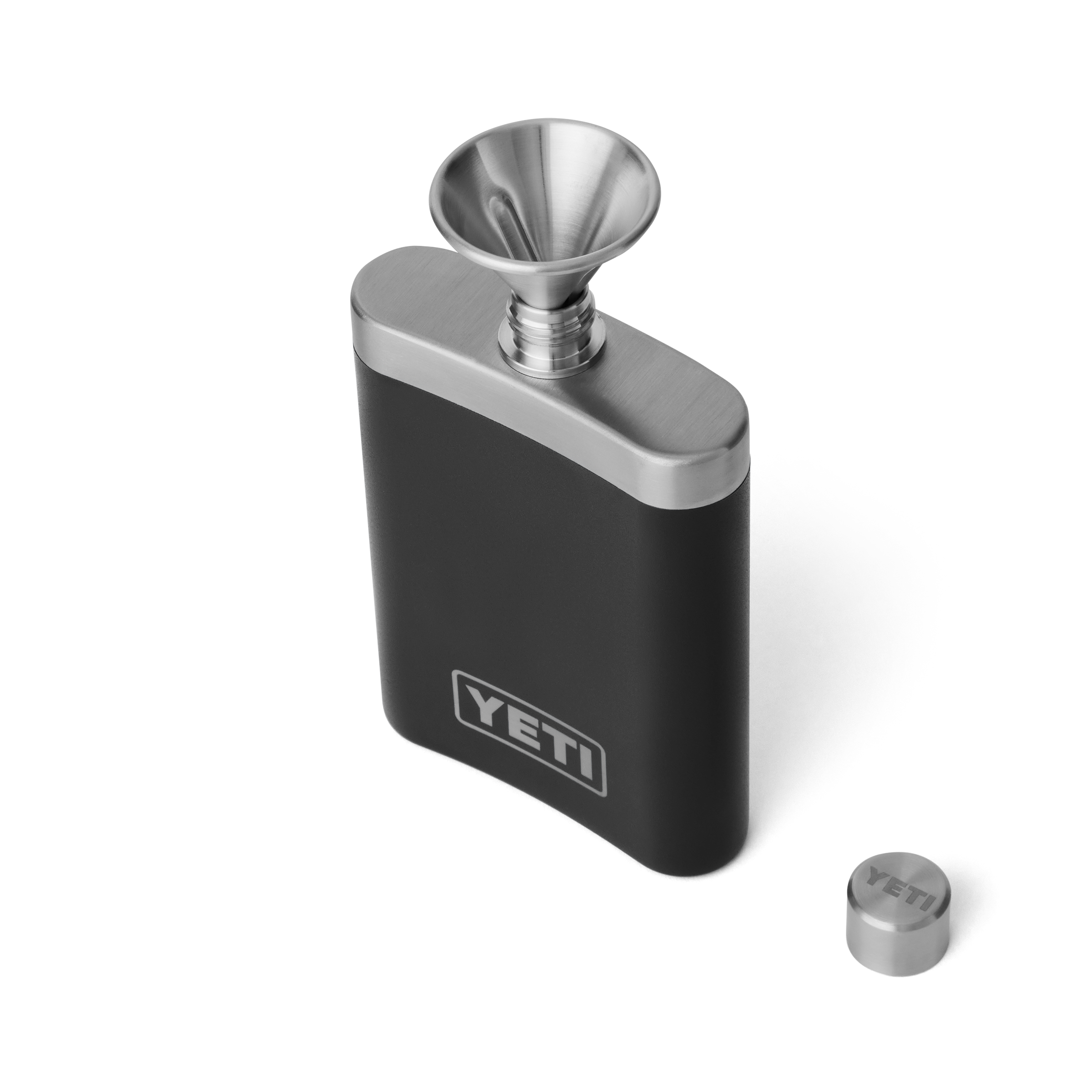 YETI Flask flasque inox 207 ml noire entonnoir