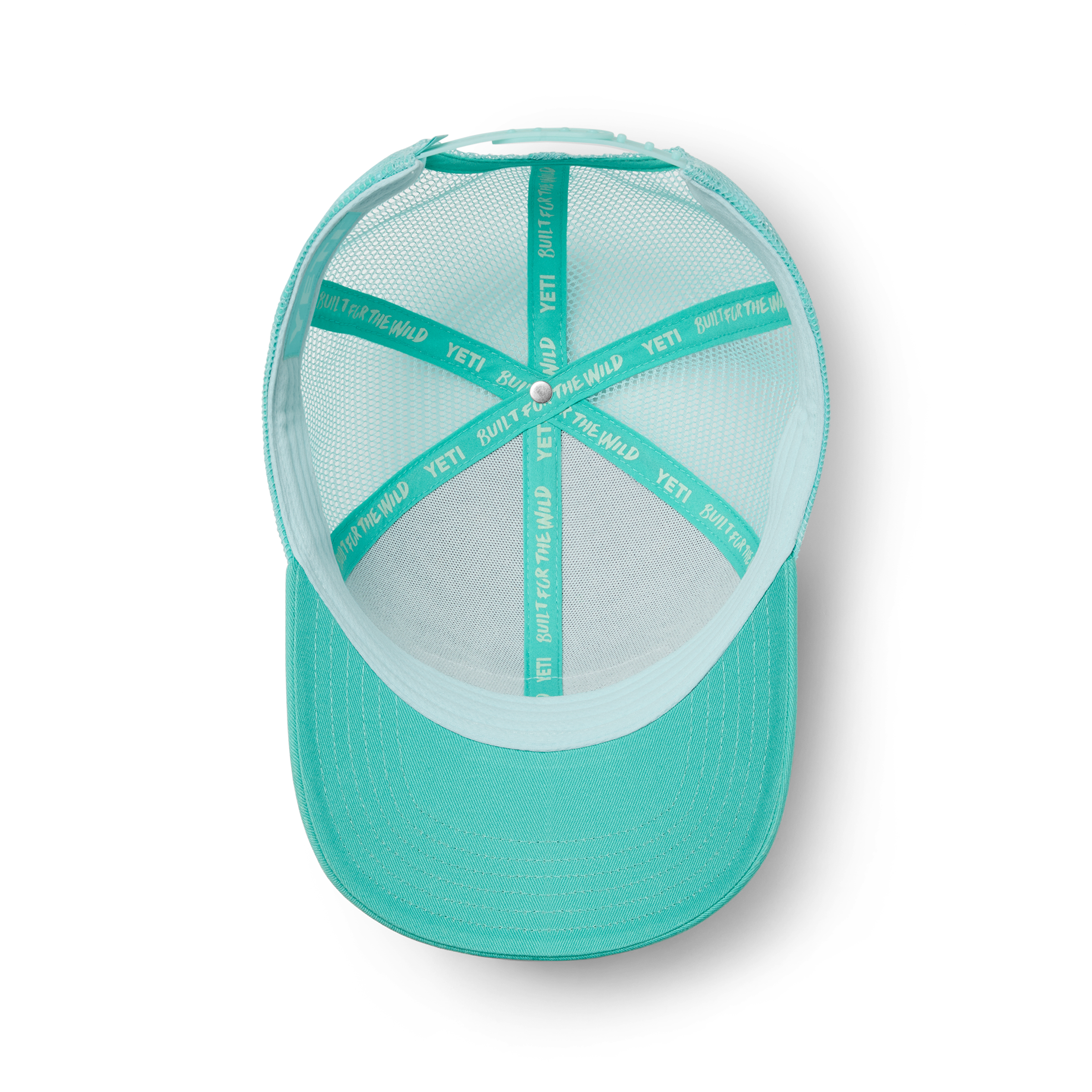 YETI Logo Badge casquette trucker ocean coton