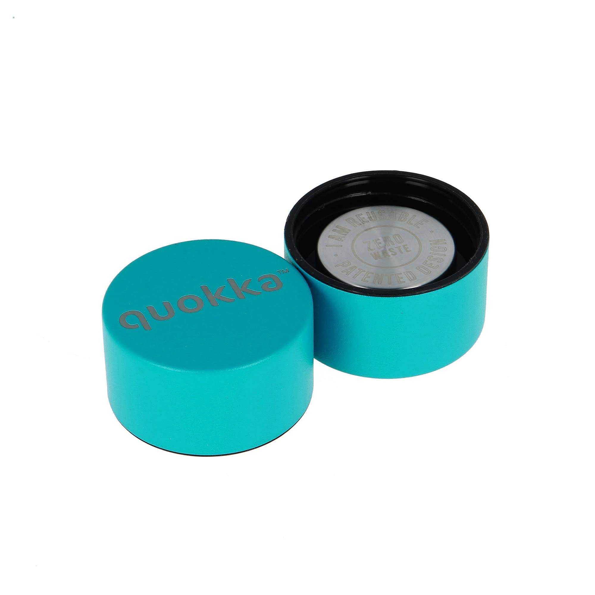 Quokka Solid Bold Turquoise bouteille isotherme 630 ml