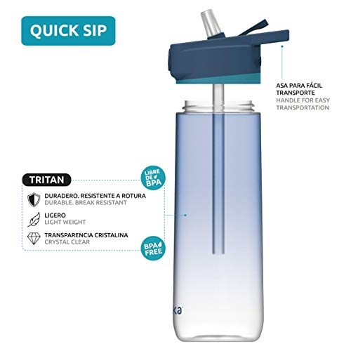Quokka Quick Sip Home gourde Tritan 830 ml paille