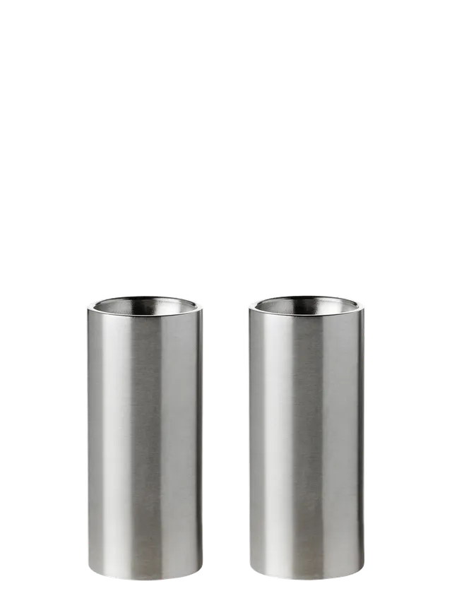Stelton Cylinda-line set sel et poivre inox