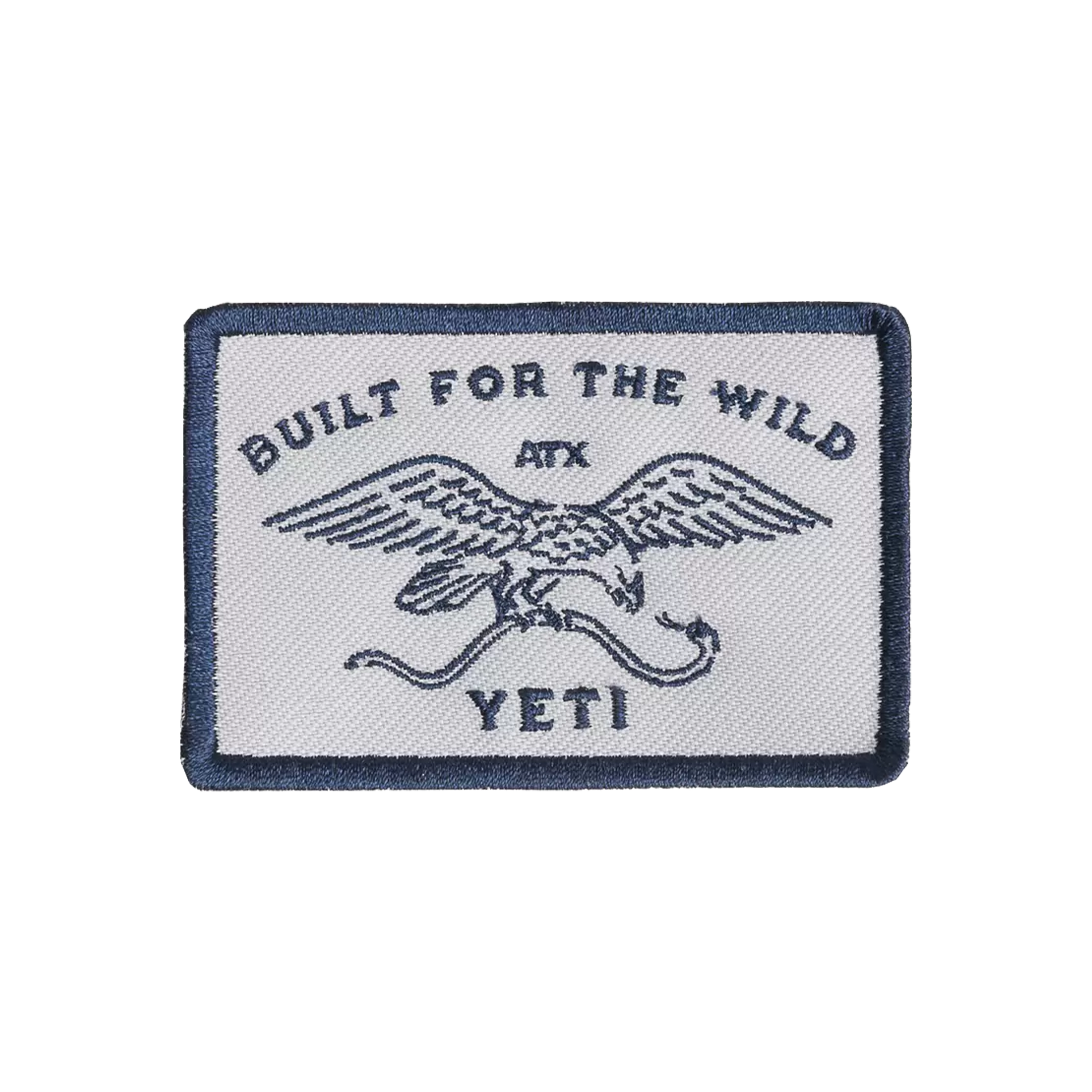 YETI Drawn Wild patch velcro Gris 5 x 7 cm