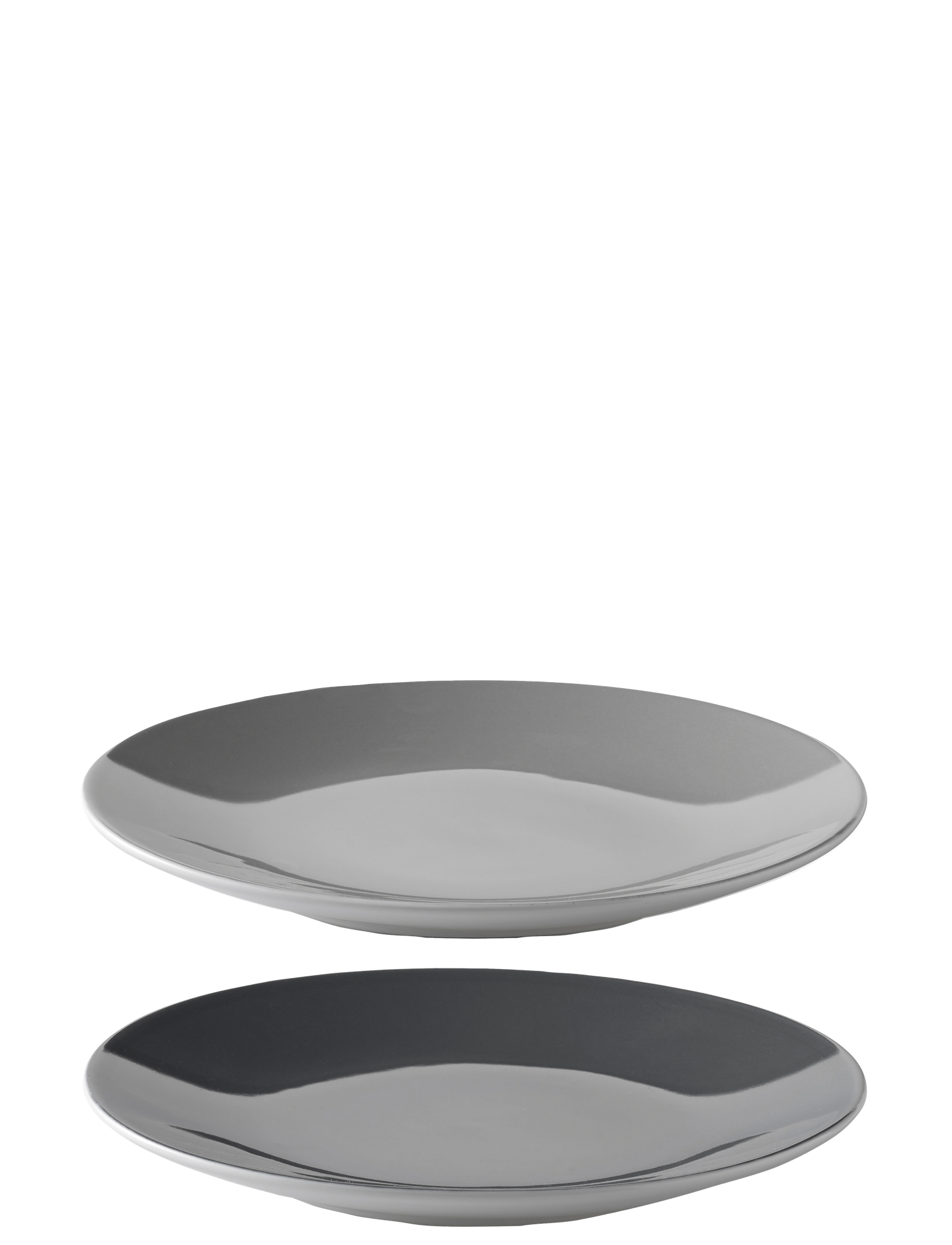 Stelton Emma assiette déjeuner 22,5 cm lot de 2 grise