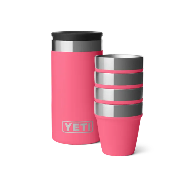 YETI Shot Glasses verre à shot tropical pink 4 x 48 ml isolé