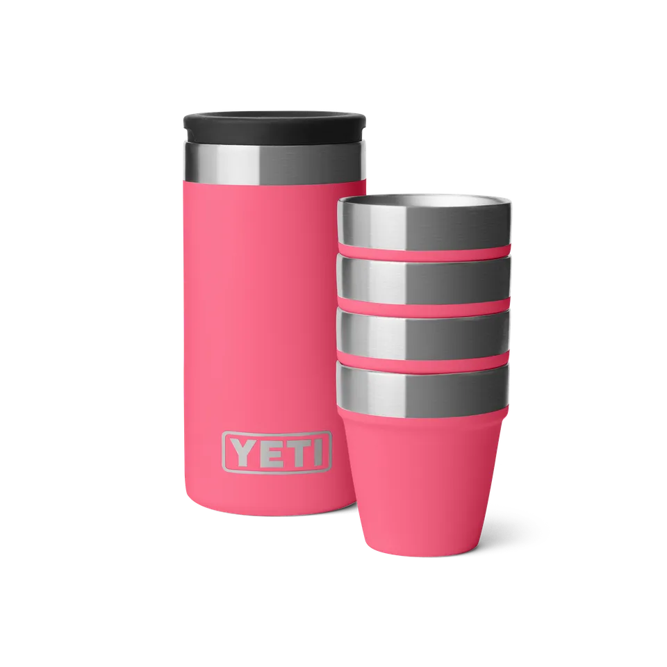 YETI Shot Glasses verre à shot tropical pink 4 x 48 ml isolé