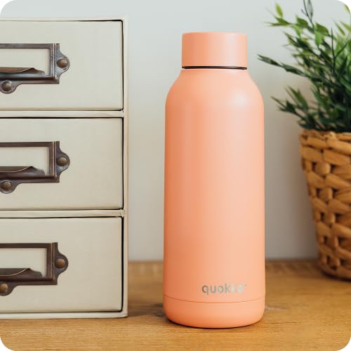 Quokka Solid Pastel Peach 510 ml gourde isotherme inox