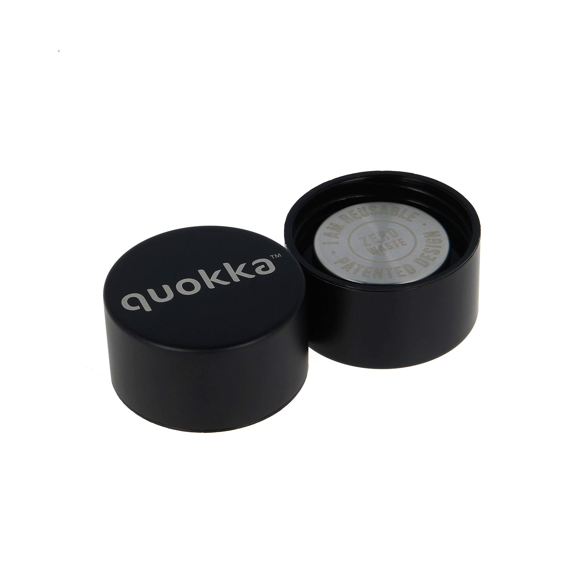 Quokka Solid Noir bouteille inox 510 ml isotherme